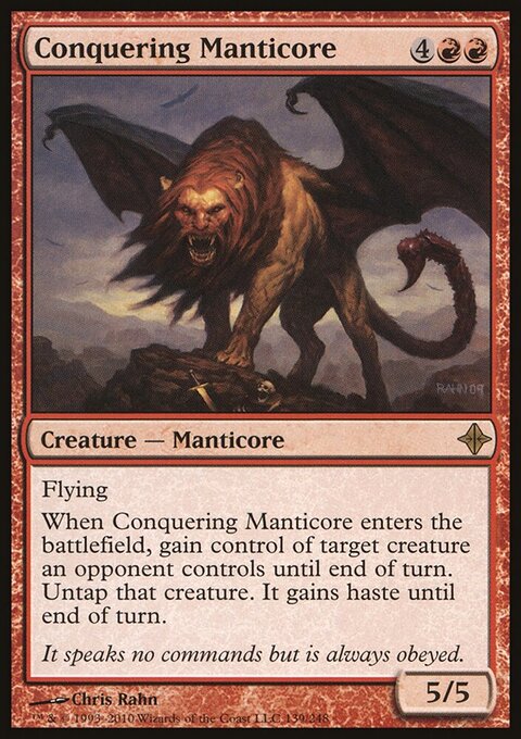 Conquering Manticore - Rise of the Eldrazi #139 - Front