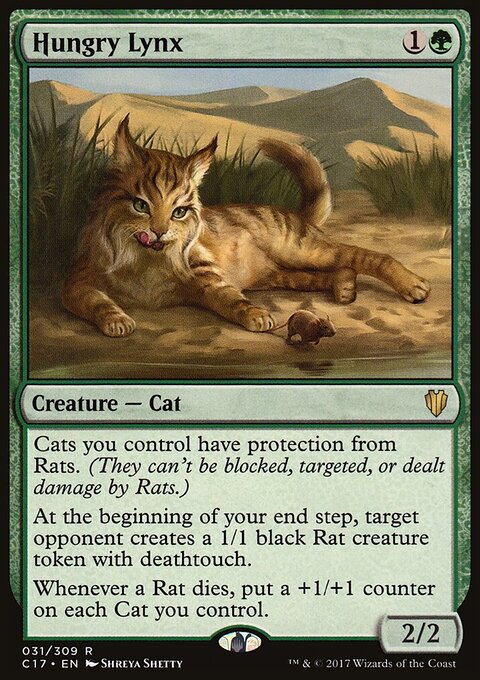 Hungry Lynx - Commander 2017 #31 - Front