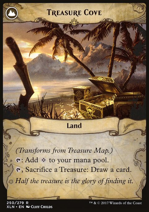 Treasure Map - Ixalan #250 - Back