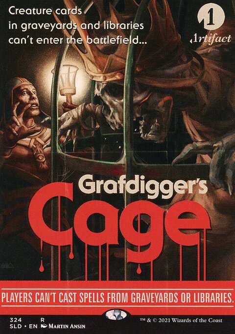 Grafdigger's Cage - Secret Lair Drop #324 - Front