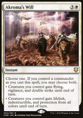 Akroma's Will - Commander Legends #3 - Front
