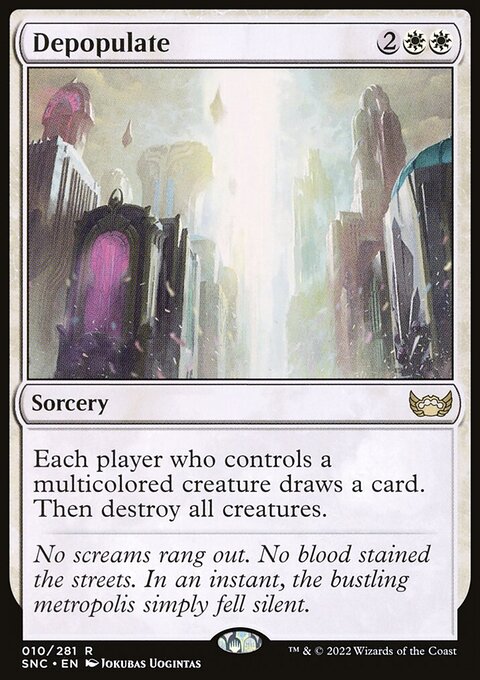 Depopulate - Streets of New Capenna #10 - Front