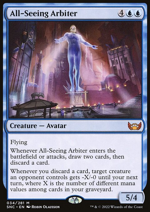 All-Seeing Arbiter - Streets of New Capenna #34 - Front