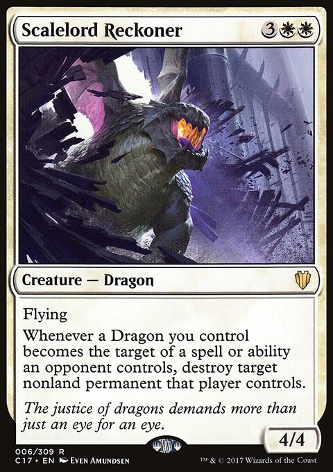 Scalelord Reckoner - Commander 2017 #6 - Front