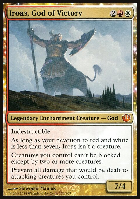 Iroas, God of Victory - Journey into Nyx #150 - Front