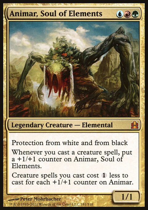 Animar, Soul of Elements - Commander 2011 #181 - Front