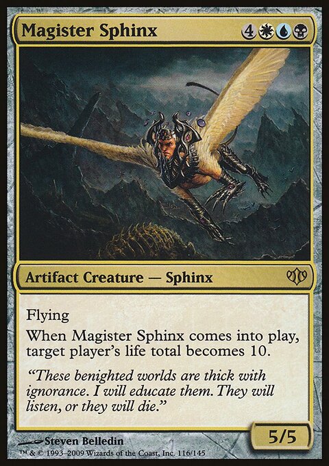 Magister Sphinx - Conflux #116 - Front