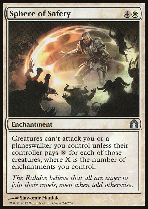 Sphere of Safety - Return to Ravnica #24 - Front