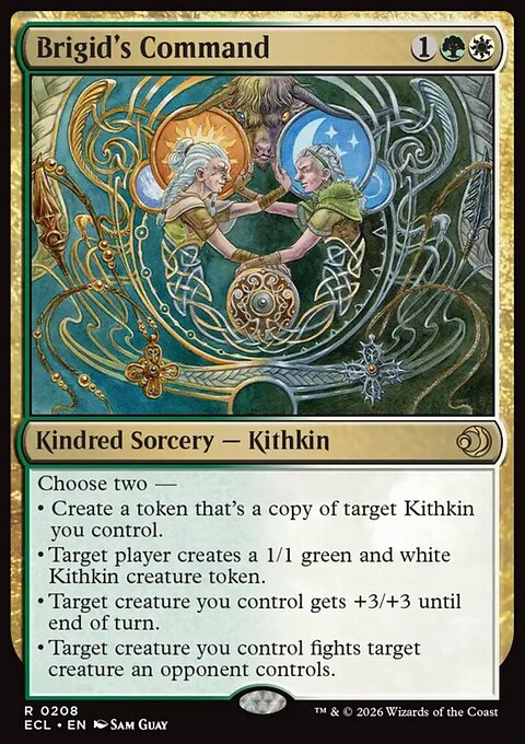 Brigid's Command - Lorwyn Eclipsed #208 - Front