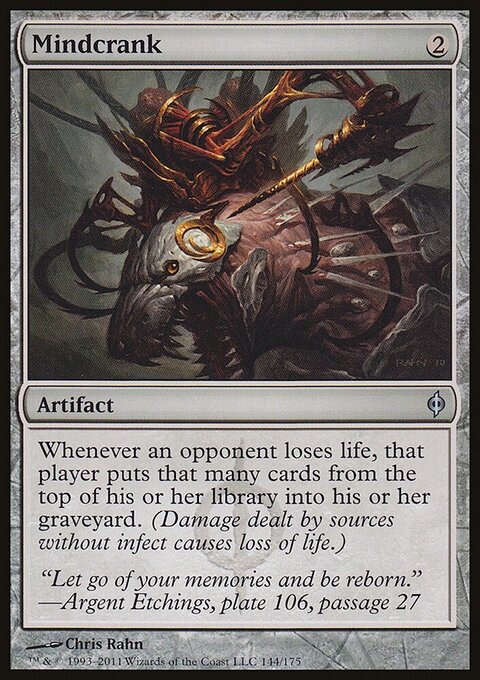 Mindcrank - New Phyrexia #144 - Front