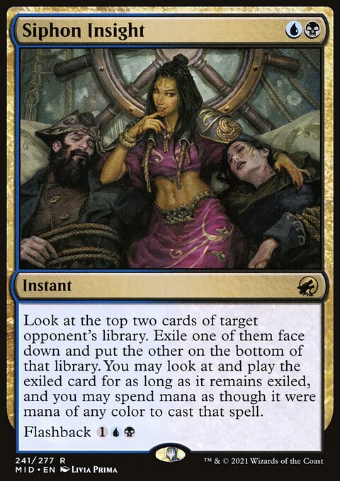Siphon Insight - Innistrad: Midnight Hunt #241 - Front
