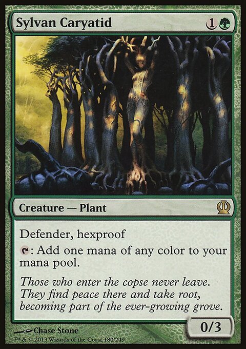 Sylvan Caryatid - Theros #180 - Front