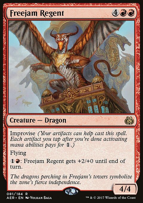 Freejam Regent - Aether Revolt #81 - Front