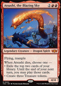 Atsushi, the Blazing Sky - Tarkir: Dragonstorm Commander #204 - Front