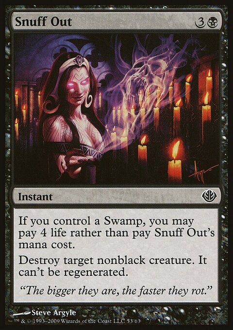 Snuff Out - Duel Decks: Garruk vs. Liliana #53 - Front
