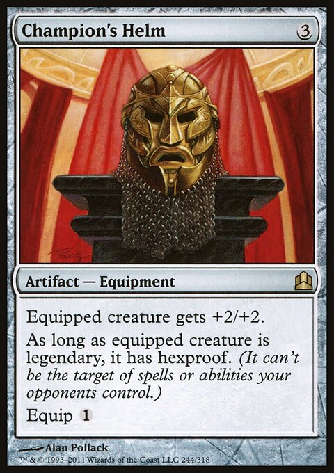 Champion's Helm - Commander 2011 #244 - Front