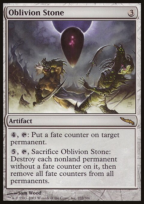 Oblivion Stone - Mirrodin #222 - Front