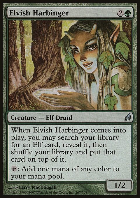 Elvish Harbinger - Lorwyn #207 - Front