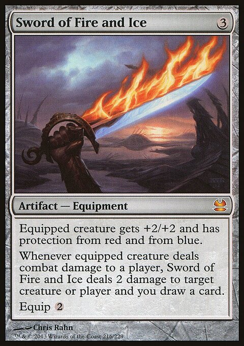 Sword of Fire and Ice - Modern Masters #216 - Front
