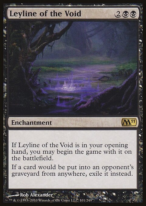 Leyline of the Void - Magic 2011 #101 - Front
