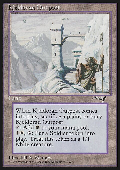 Kjeldoran Outpost - Alliances #139 - Front