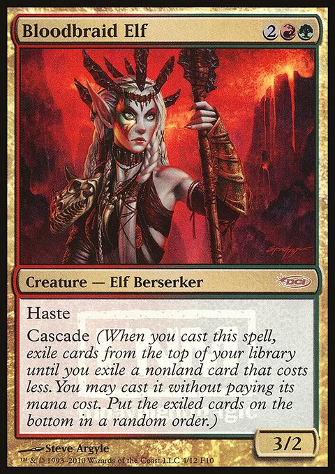 Bloodbraid Elf - Friday Night Magic 2010 #4 - Front