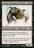 Seizan, Perverter of Truth - Champions of Kamigawa #143 - Front