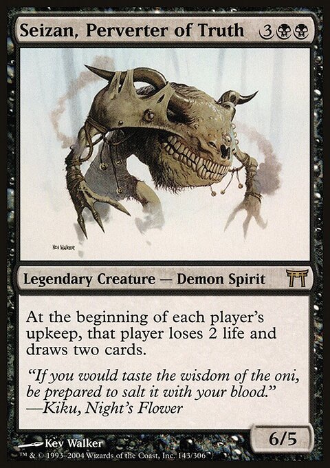 Seizan, Perverter of Truth - Champions of Kamigawa #143 - Front