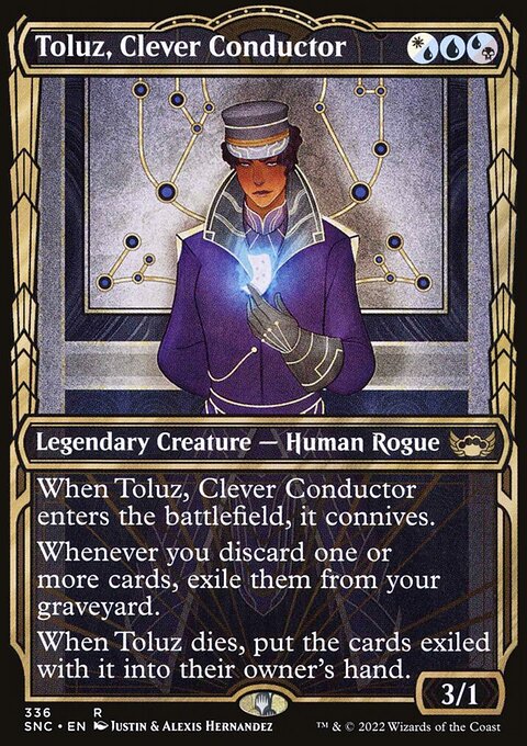 Toluz, Clever Conductor - Streets of New Capenna #336 - Front