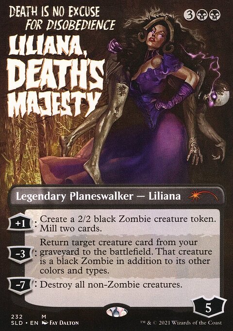 Liliana, Death's Majesty - Secret Lair Drop #232 - Front