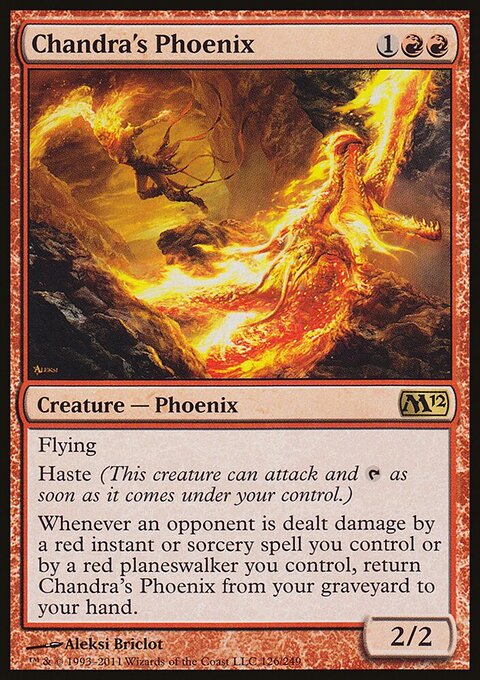 Chandra's Phoenix - Magic 2012 #126 - Front