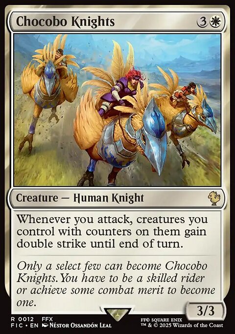 Chocobo Knights - Final Fantasy Commander #12 - Front