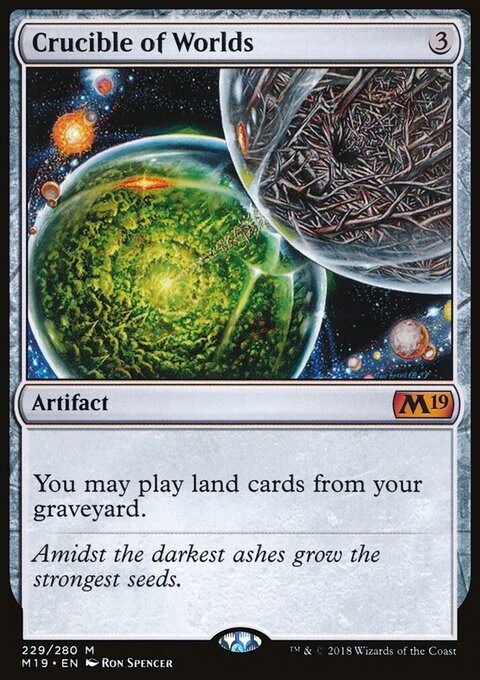 Crucible of Worlds - Core Set 2019 #229 - Front