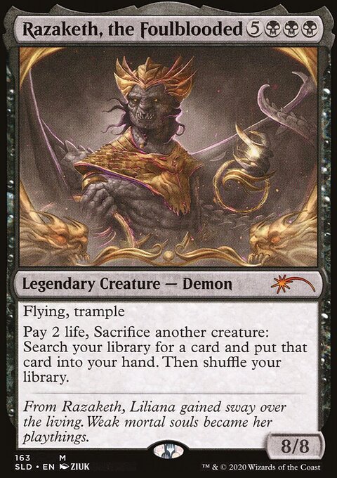 Razaketh, the Foulblooded - Secret Lair Drop #163 - Front
