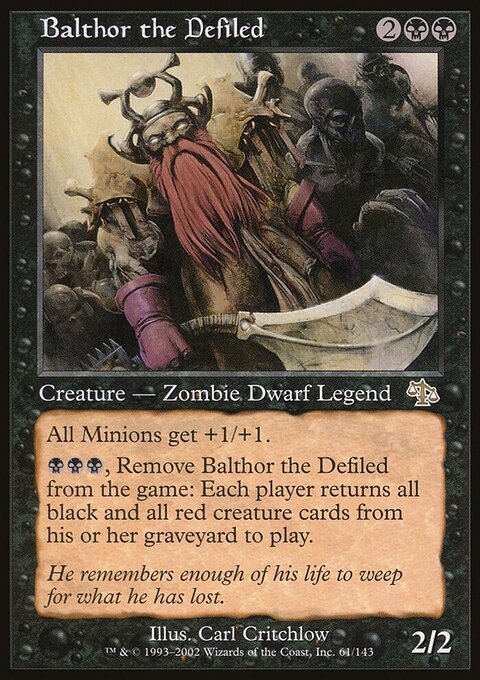 Balthor the Defiled - Judgment #61 - Front