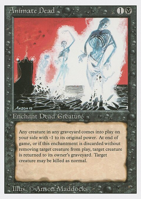 Animate Dead - Revised Edition #93 - Front