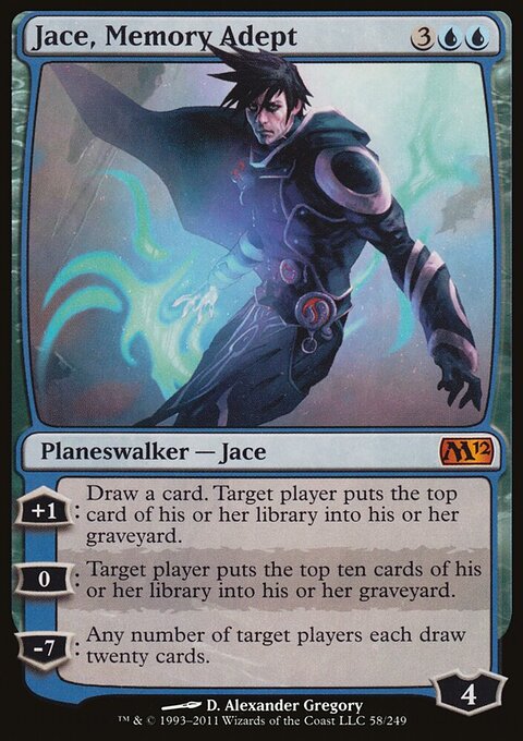 Jace, Memory Adept - Magic 2012 #58 - Front
