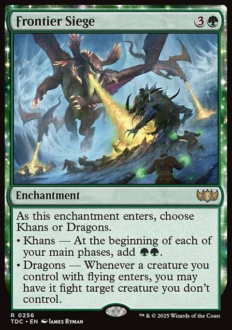 Frontier Siege - Tarkir: Dragonstorm Commander #256 - Front