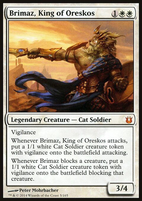 Brimaz, King of Oreskos - Born of the Gods #5 - Front