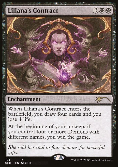 Liliana's Contract - Secret Lair Drop #161 - Front