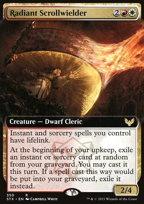 Radiant Scrollwielder - Strixhaven: School of Mages #350 - Front
