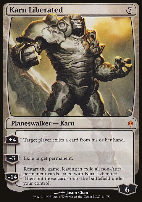 Karn Liberated - New Phyrexia #1 - Front