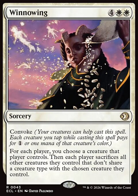 Winnowing - Lorwyn Eclipsed #43 - Front