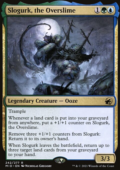Slogurk, the Overslime - Innistrad: Midnight Hunt #242 - Front