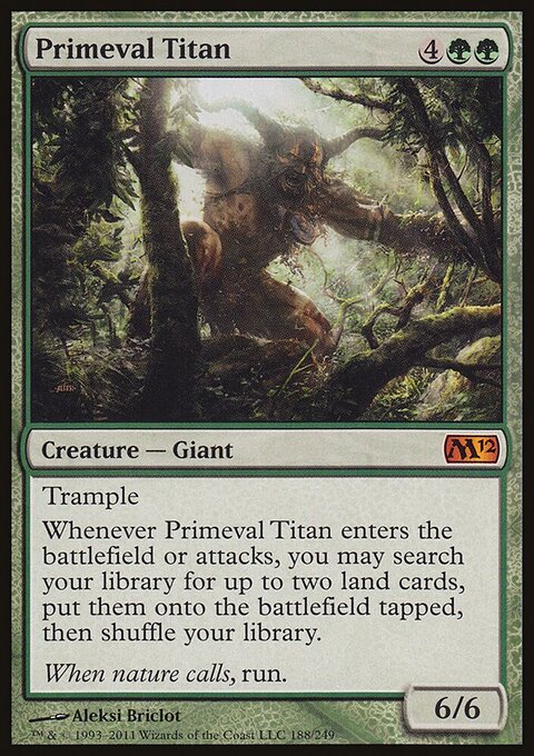 Primeval Titan - Magic 2012 #188 - Front
