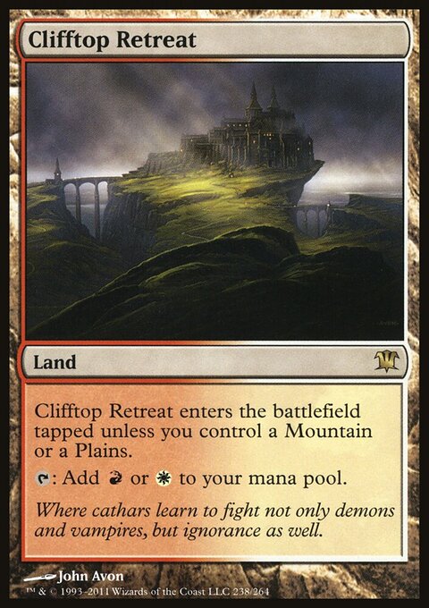 Clifftop Retreat - Innistrad #238 - Front