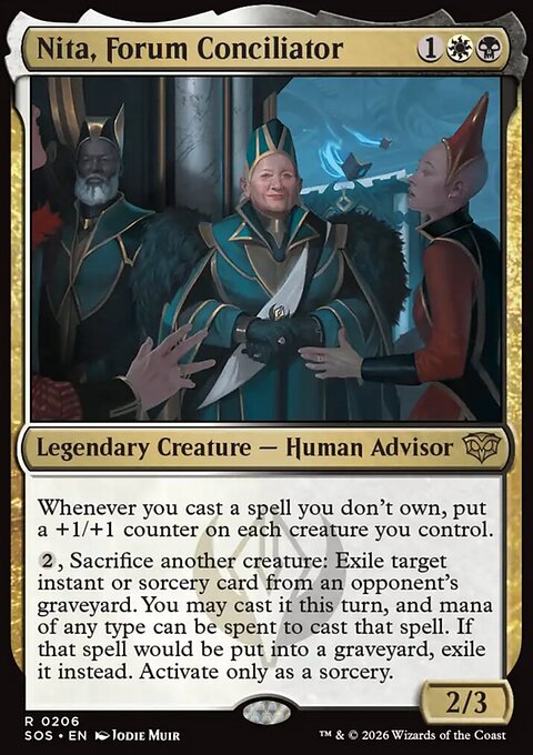 Nita, Forum Conciliator - Secrets of Strixhaven #206 - Front