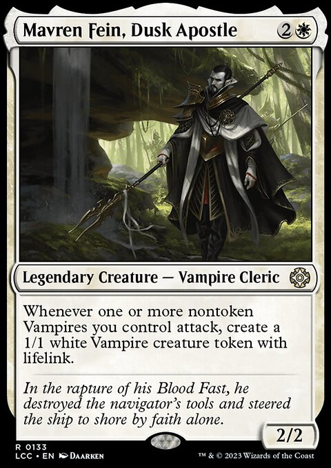 Mavren Fein, Dusk Apostle - The Lost Caverns of Ixalan Commander #133 - Front