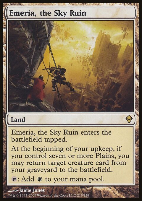 Emeria, the Sky Ruin - Zendikar #213 - Front
