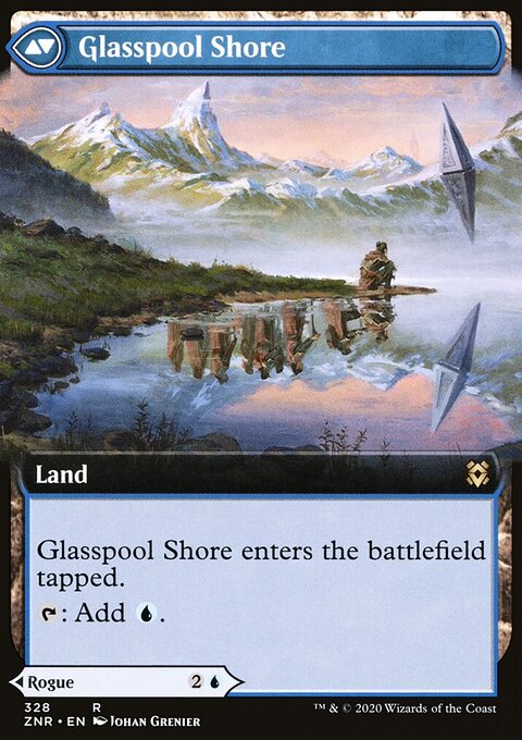 Glasspool Mimic - Zendikar Rising #328 - Back